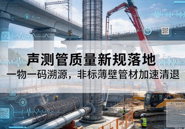 马村声测管质量新规落地，一物一码溯源，非标薄壁管材加速清退