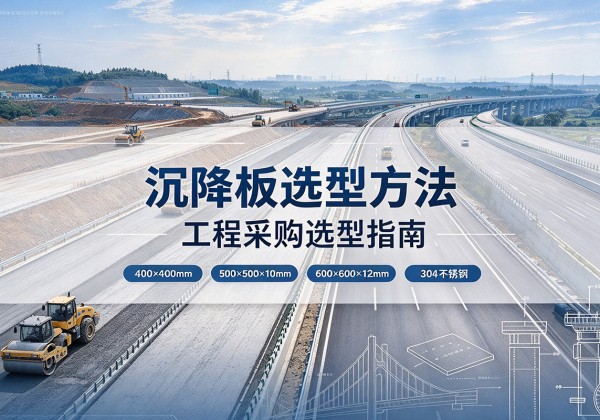 马村沉降板选择方法